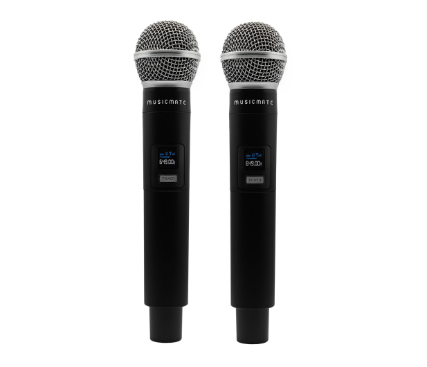 MusicMate Bezprzewodowy zestaw mikrofonowy MM-500 VocalPro Duo - 1588504 - zdjęcie 5
